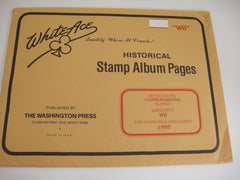 White Ace 1995 U.S. Commemorative Blocks Album Supplement WB NOS