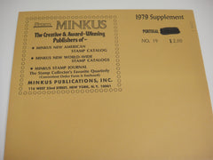 Minkus 1979 Portugal Stamp Album Supplement 19 New Old Stock