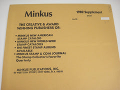 Minkus 1982 Spain & Andorra Stamp Album Supplement 22