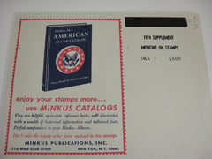 Minkus 1974 Medicine on Stamps Stamp Album Supplement 5 United States NOS