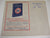 Minkus 1969 United Arab Republic UAR Stamp Album Supplement 9 NOS