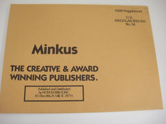 Minkus 1969 United States Regular Issues Stamp Album Supplement 34 MUSR89 NOS