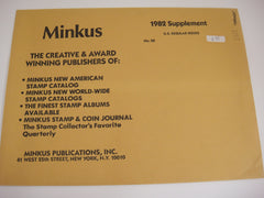 Minkus 1982 United States Regular Issues Stamp Album Supplement 28 NOS