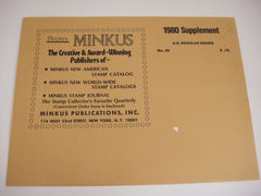 Minkus 1980 United States Regular Issues Stamp Album Supplement 26 NOS