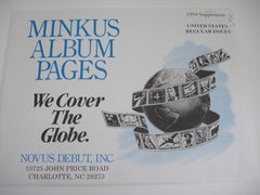 Minkus 1994 United States Regular Issues Stamp Album Supplement MUSR94