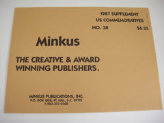 Minkus 1987 United States Commemoratives Stamp Supplement 38 MUSC87