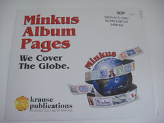 Minkus 2000 Monaco Stamp Album Supplement MMO00