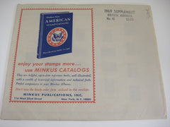 Minkus 1969 British America Stamp Album Supplement 10 NOS