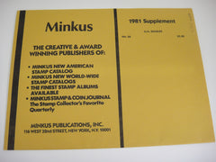 Minkus 1981 UN Singles Stamp Album Supplement 26 United Nations NOS