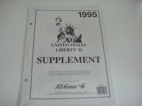 Harris 1995 Liberty II 2 Album Supplement United States UN US Related Areas 5HRS64