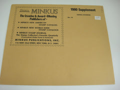 Minkus 1980 China (Taiwan) Stamp Album Supplement 19 NOS