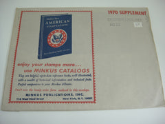 Minkus 1970 Cambodia Laos Vietnam Stamp Album Supplement 12 Nos