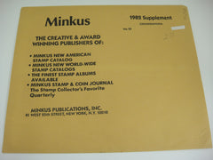 Minkus 1982 Czechoslovakia Stamp Album Supplement 23 NOS
