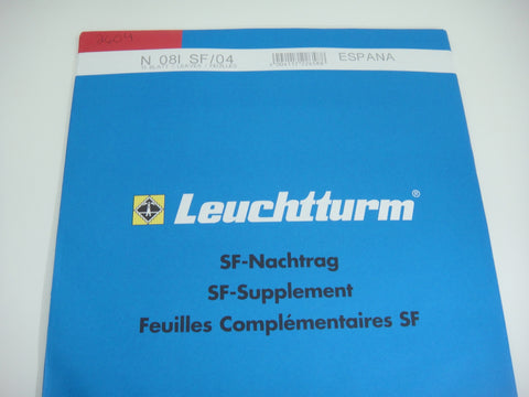 Lighthouse 2004 Spain Hingeless Stamp Album Supplement N081SF04