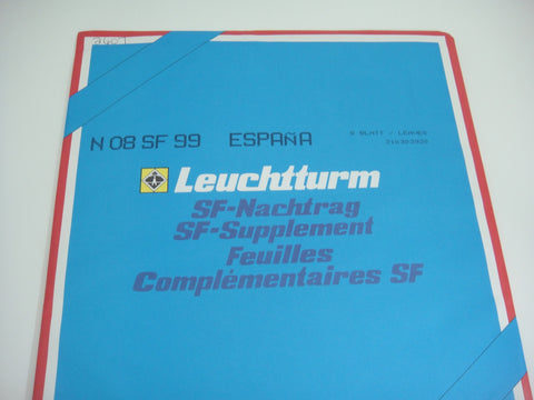 Lighthouse Stamp Album Supplement Spain 1999 N08SF99