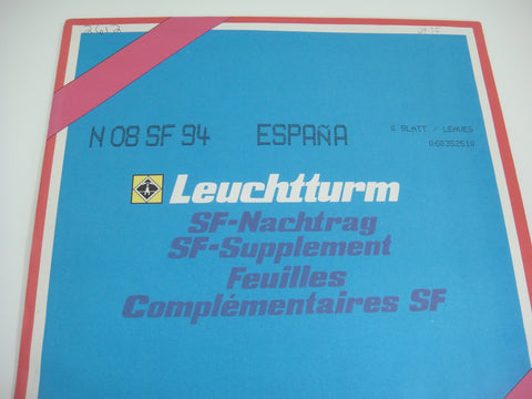 Lighthouse 1994 Spain Hingeless Stamp Album Supplement N08SF94