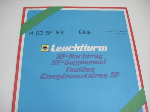 Lighthouse 1993 Ireland Hingeless Stamp Album Supplement N03SF93