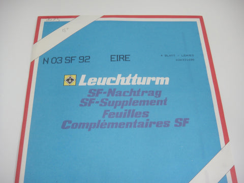 Lighthouse 1992 Ireland Hingeless Stamp Album Supplement N03SF92