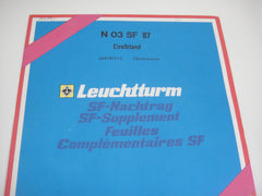 Lighthouse 1987 Ireland Hingeless Stamp Album Supplement N03SF87