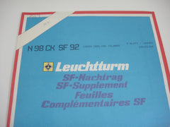 Lighthouse 1992 Cocos Keeling Islands Hingeless Stamp Album Supplement N98CKSF92