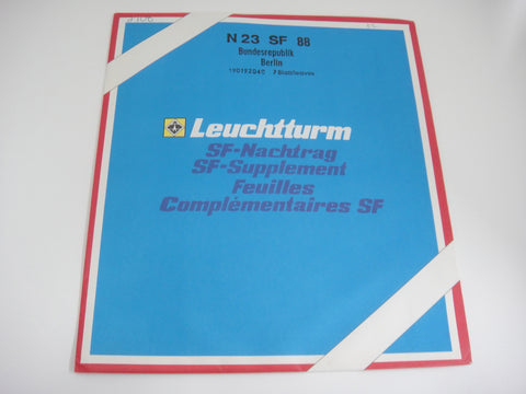 Lighthouse 1988 Berlin Stamp Album Supplement N23SF88