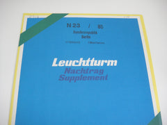 Lighthouse 1985 Federal Republic of Berlin Hingeless Stamp Album Supplement N2385