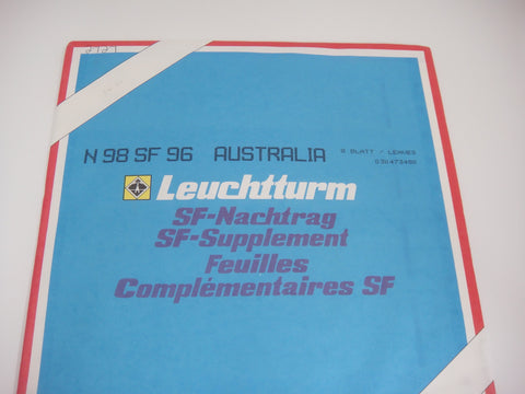 Lighthouse 1996 Australia Hingeless Stamp Album Supplement N98SF96