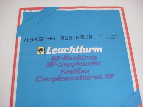 Lighthouse 1995 Australia Hingeless Stamp Album Supplement  N98SF95