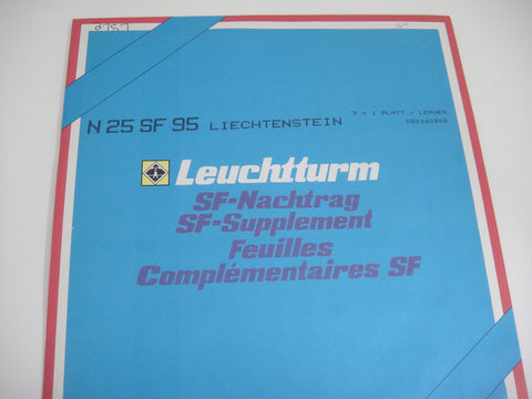 Lighthouse 1995 Liechtenstein Stamp Album Supplement N25SF95