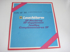 Lighthouse 1990 Liechtenstein Hingeless Stamp Album Supplement N25SF90