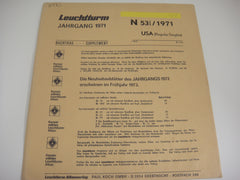 Lighthouse 1971 United States Regular Singles Stamp Supplement N53I1971 NOS