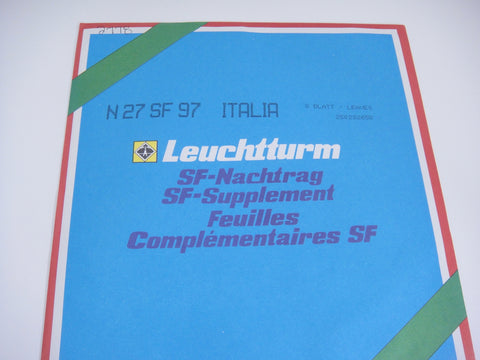 Lighthouse 1997 Italy Hingeless Stamp Album Supplement N27SF97