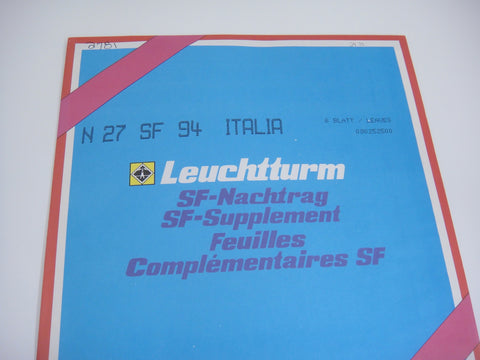 Lighthouse 1994 Italy Hingeless Stamp Album Supplement N27SF94