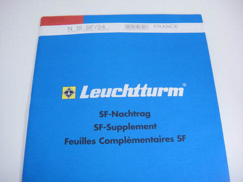 Lighthouse 2004 France Hingeless Stamp Album Supplement N15SF04