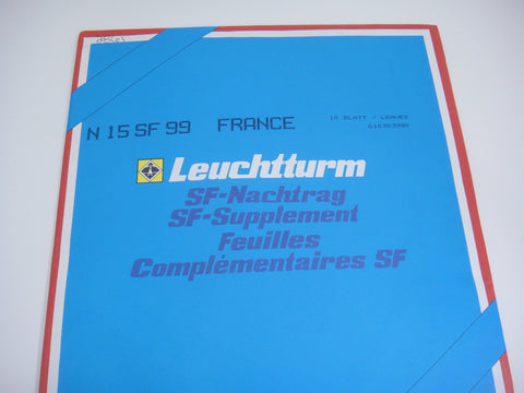 Lighthouse 1999 France Hingeless Stamp Album Supplement N15SF99
