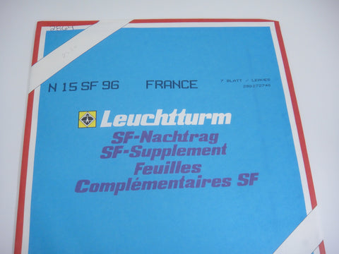Lighthouse 1996 France Hingeless Stamp Album Supplement N15SF96