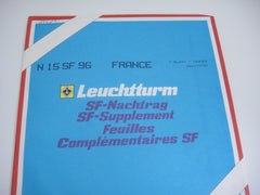 Lighthouse 1996 France Hingeless Stamp Album Supplement N15SF96