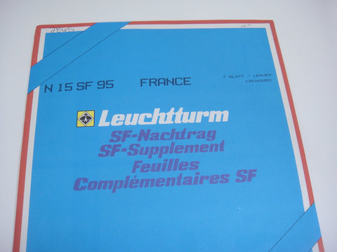 Lighthouse 1995 France Hingeless Stamp Album Supplement N15SF95