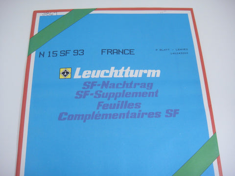 Lighthouse 1993 France Hingeless Stamp Album Supplement N15SF93