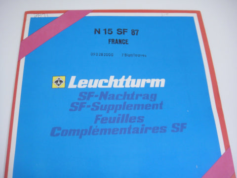 Lighthouse 1987 France Hingeless Stamp Album Supplement N15SF87