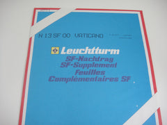Lighthouse 2000 Hingeless Vatican Stamp Album Supplement N13SF00