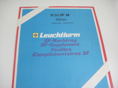 Lighthouse 1988 Turkey Hingeless Stamp Album Supplement N50SF88