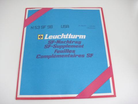 Lighthouse 1998 United States Hingeless Stamp Supplement N53SF98