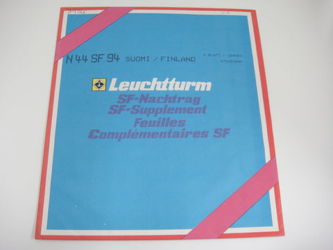 Lighthouse 1994 Finland Hingeless Stamp Album Supplement N44SF94