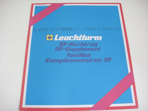 Lighthouse 2007 St Pierre & Miquelon Hingeless Stamp Supplement N15PMSF07