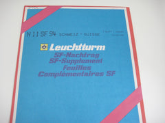 Lighthouse 1994 Switzerland Hingeless Stamp Supplement N11SF94