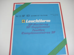 Lighthouse 1993 Switzerland Stamp Supplement N11SF93