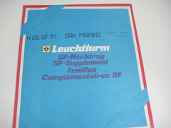 Lighthouse 1991 San Marino Hingeless Stamp Album Supplement N26SF91