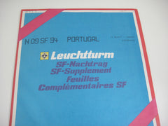 Lighthouse 1994 Portugal Hingeless Stamp Album Supplement N09SF94