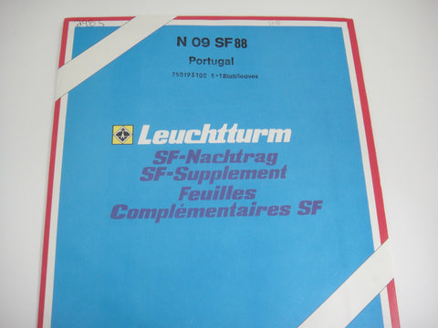 Lighthouse 1988 Portugal Hingeless Stamp Album Supplement N09SF88